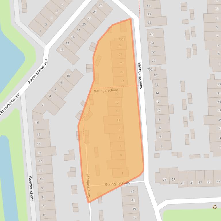 Kaart van postcodegebied 3432CD.