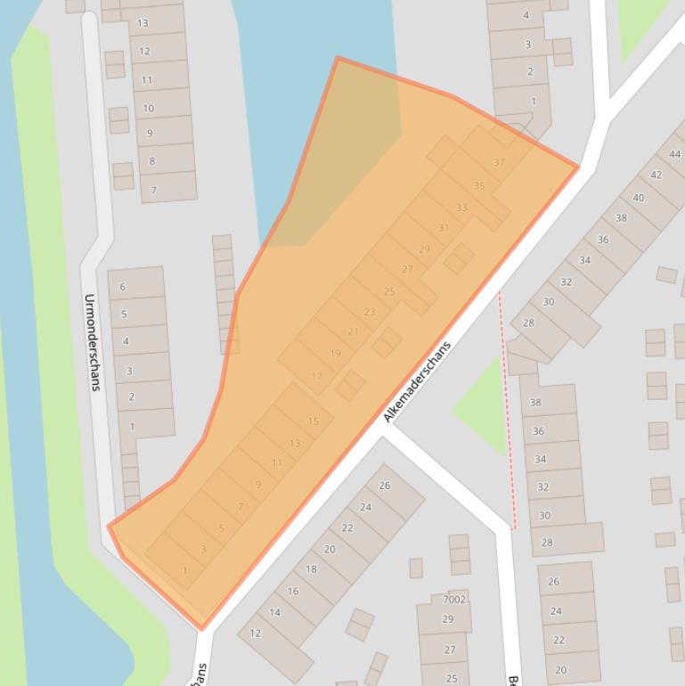 Kaart van postcodegebied 3432CH.