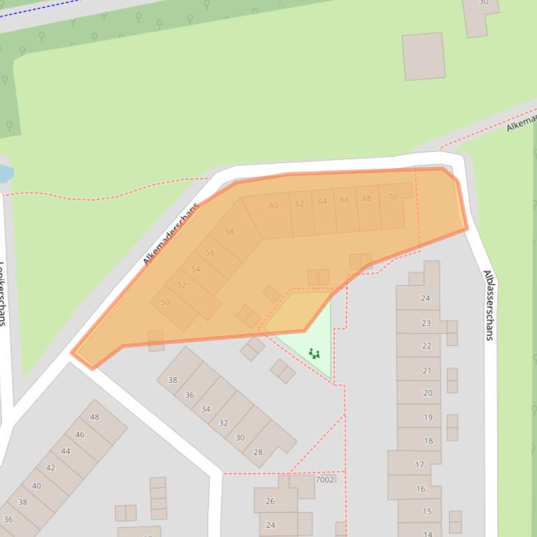 Kaart van postcodegebied 3432CL.