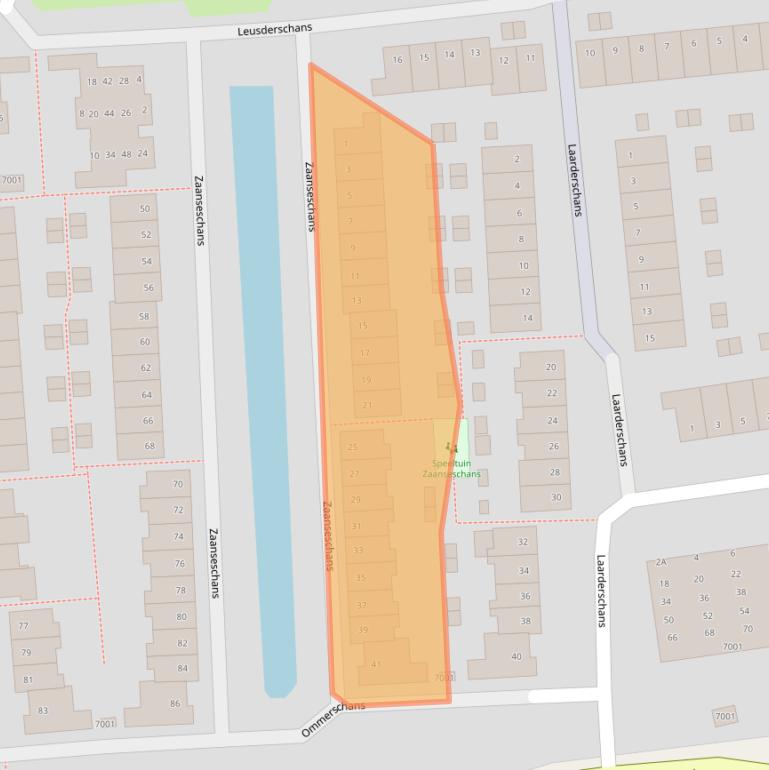 Kaart van postcodegebied 3432ED.