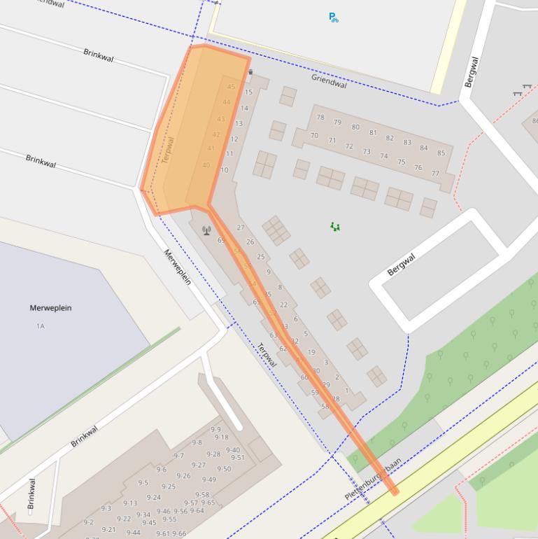 Kaart van postcodegebied 3432GD.