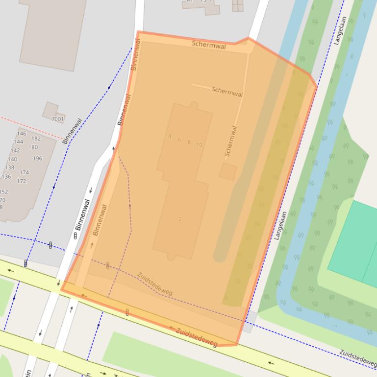 Kaart van postcodegebied 3432GH.