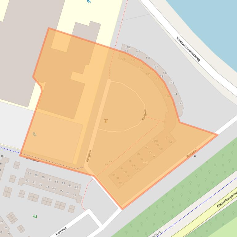 Kaart van postcodegebied 3432GJ.