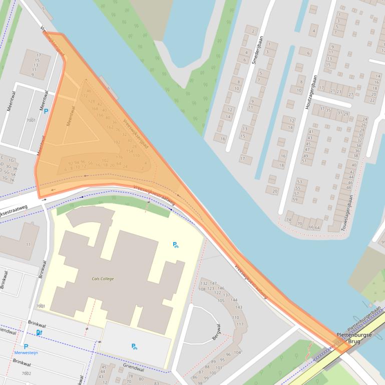 Kaart van postcodegebied 3432GM.