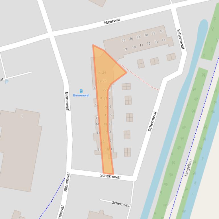 Kaart van postcodegebied 3432GX.