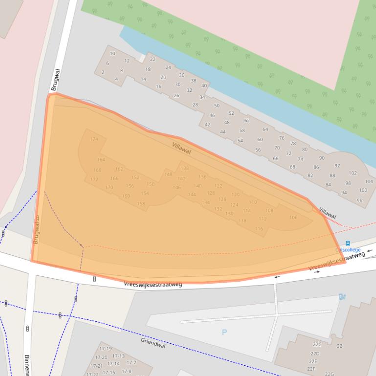 Kaart van postcodegebied 3432NX.