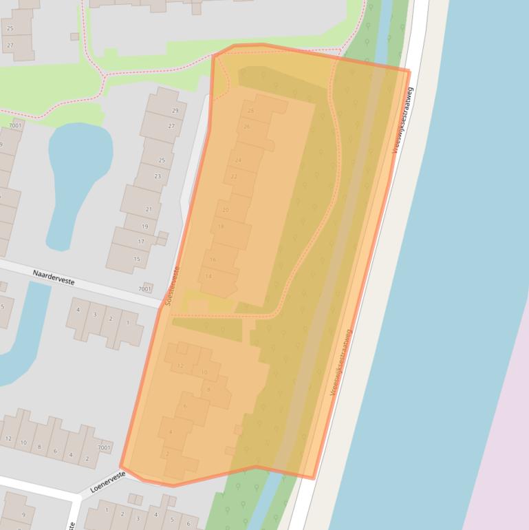 Kaart van postcodegebied 3432RK.