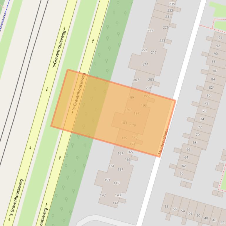 Kaart van postcodegebied 3432XH.