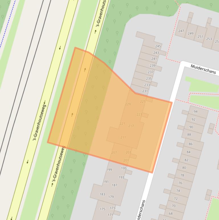 Kaart van postcodegebied 3432XJ.