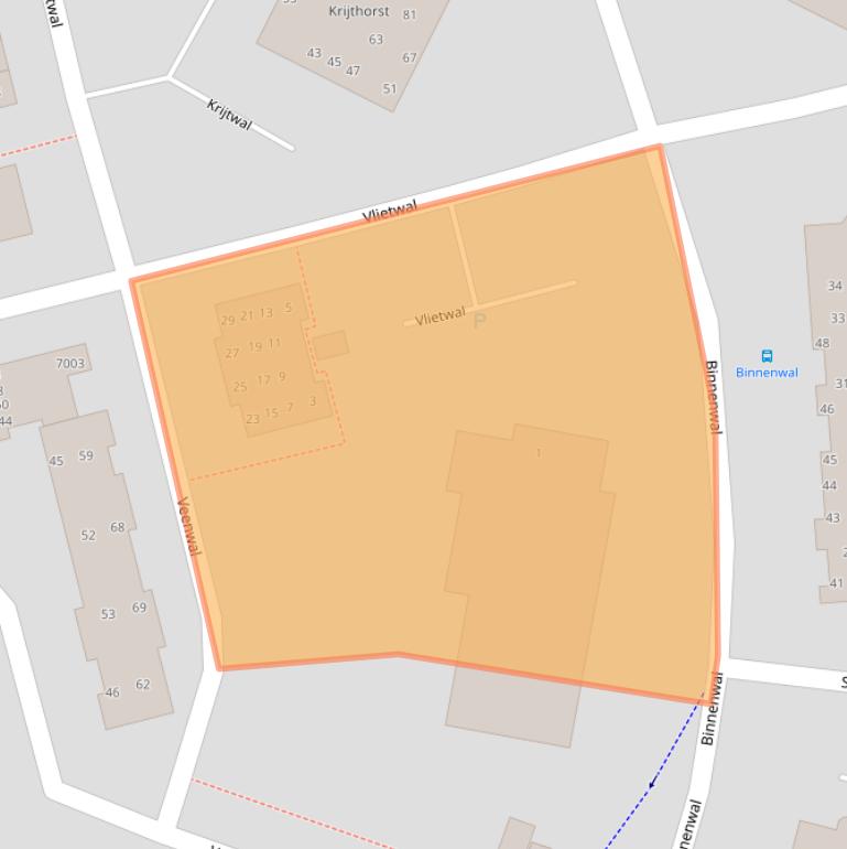 Kaart van postcodegebied 3432ZA.