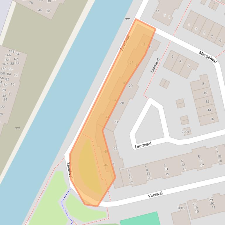 Kaart van postcodegebied 3432ZR.