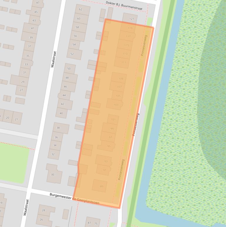 Kaart van postcodegebied 3433AD.