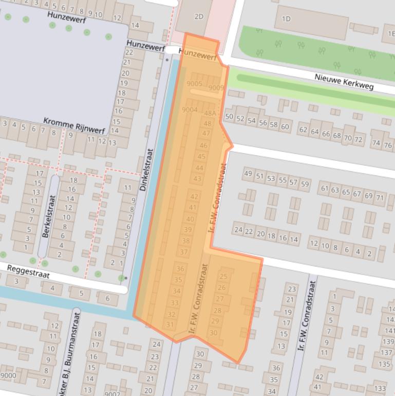 Kaart van postcodegebied 3433AL.