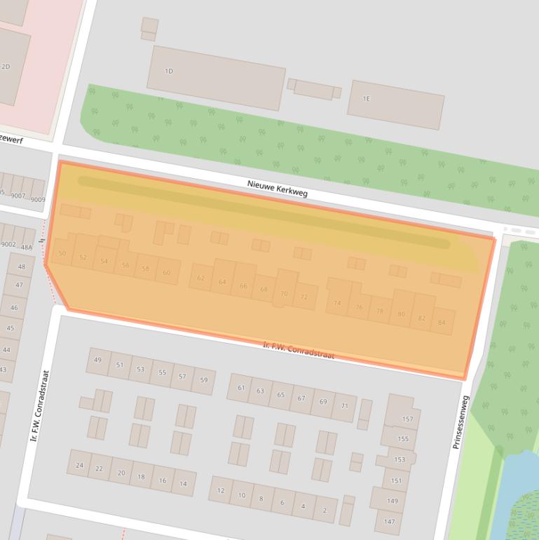 Kaart van postcodegebied 3433AM.