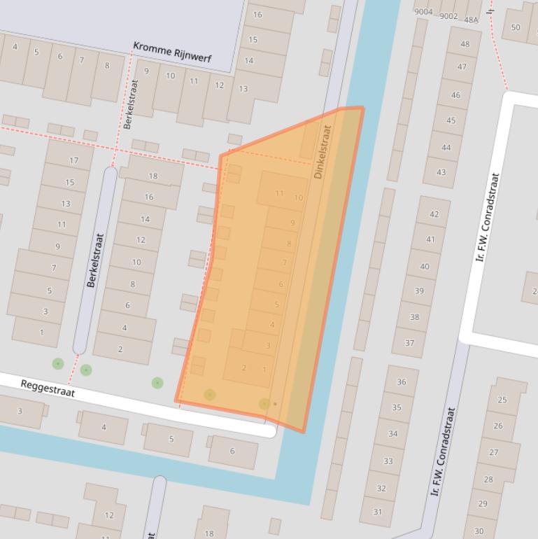 Kaart van postcodegebied 3433BR.