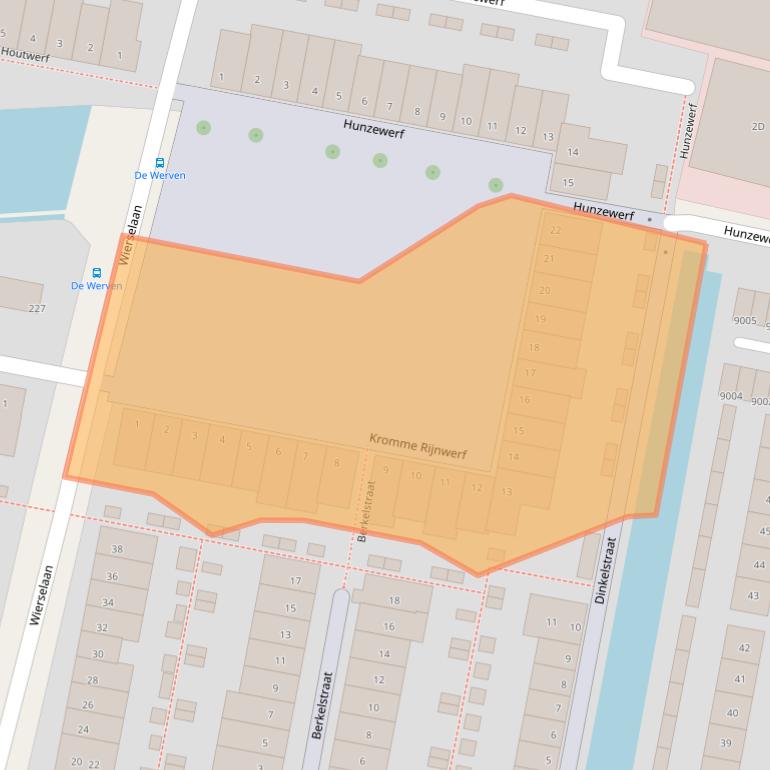 Kaart van postcodegebied 3433BS.
