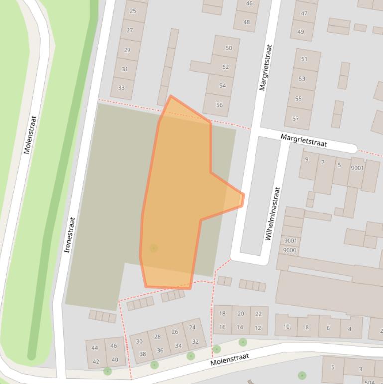 Kaart van postcodegebied 3433CD.