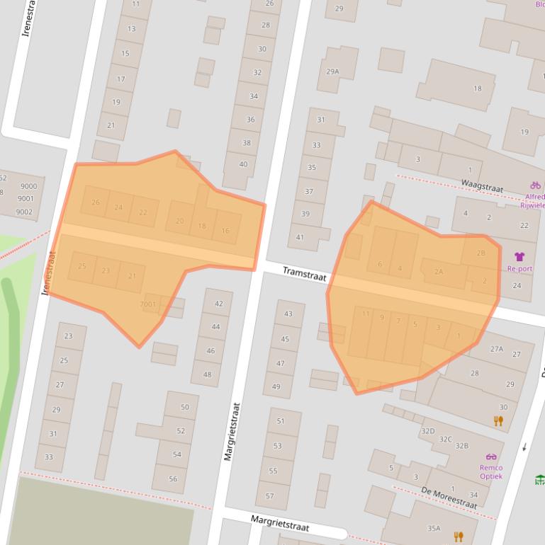 Kaart van postcodegebied 3433CE.