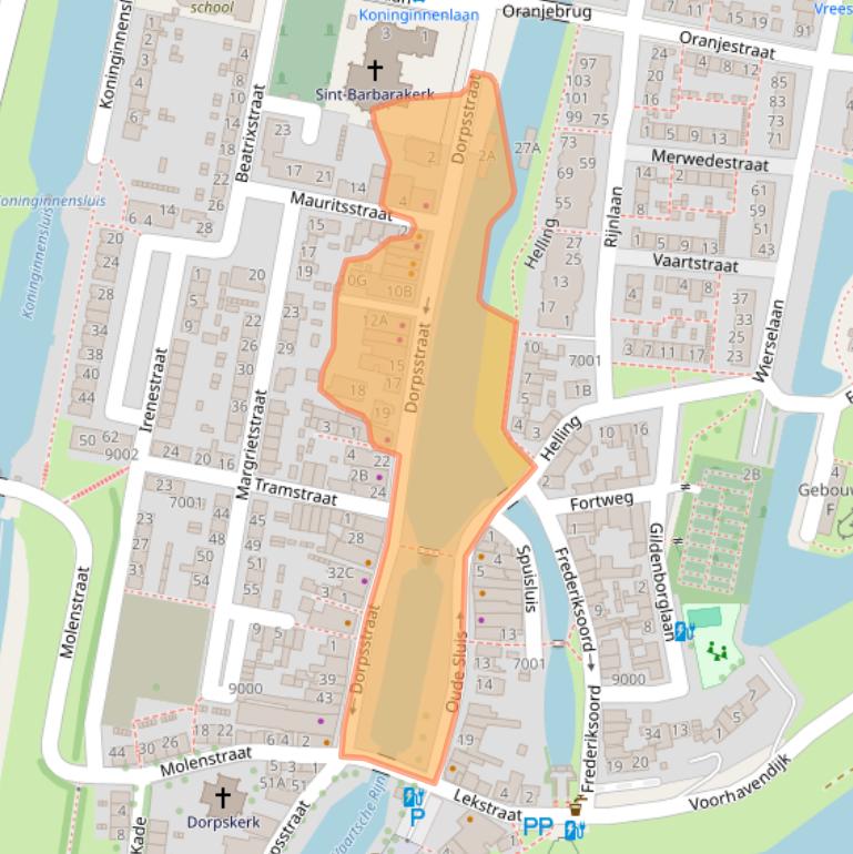 Kaart van postcodegebied 3433CH.