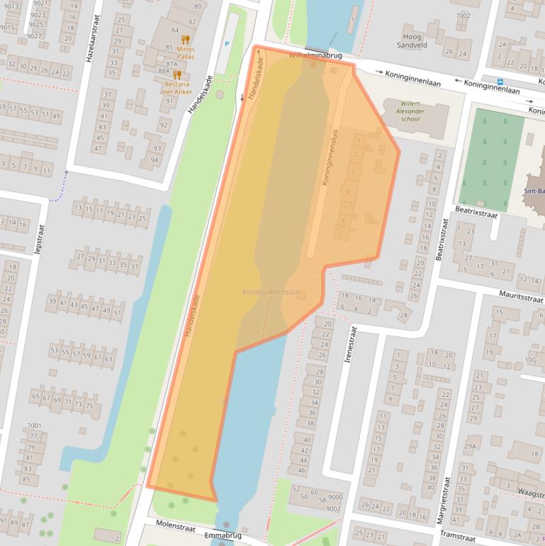 Kaart van postcodegebied 3433CV.