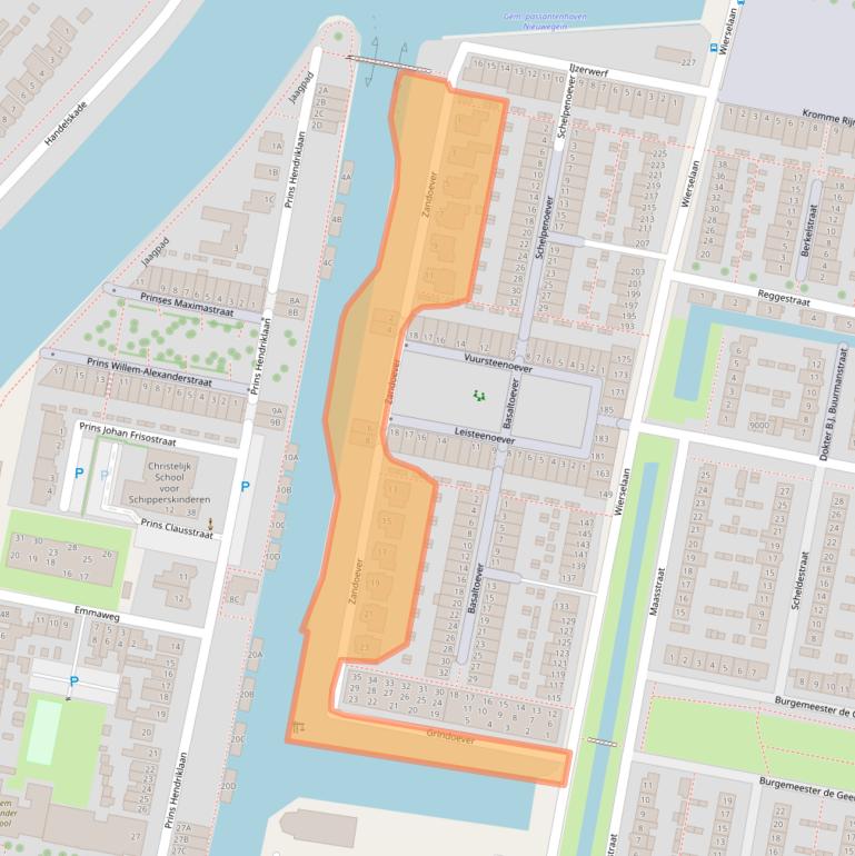 Kaart van postcodegebied 3433DA.