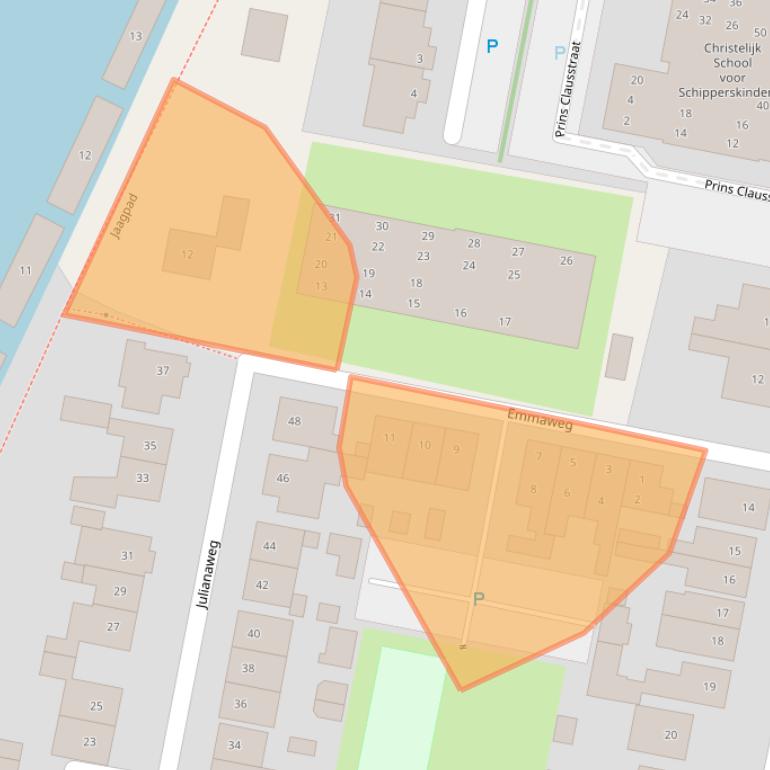 Kaart van postcodegebied 3433EC.