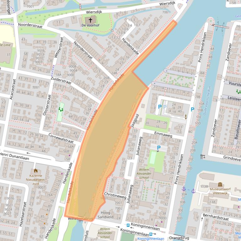 Kaart van postcodegebied 3433EE.