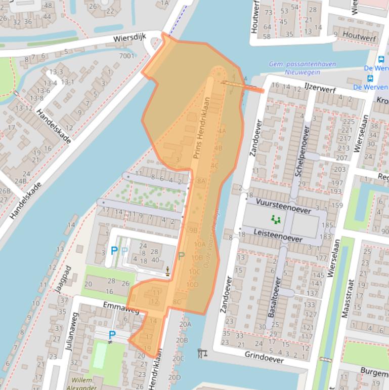 Kaart van postcodegebied 3433EG.