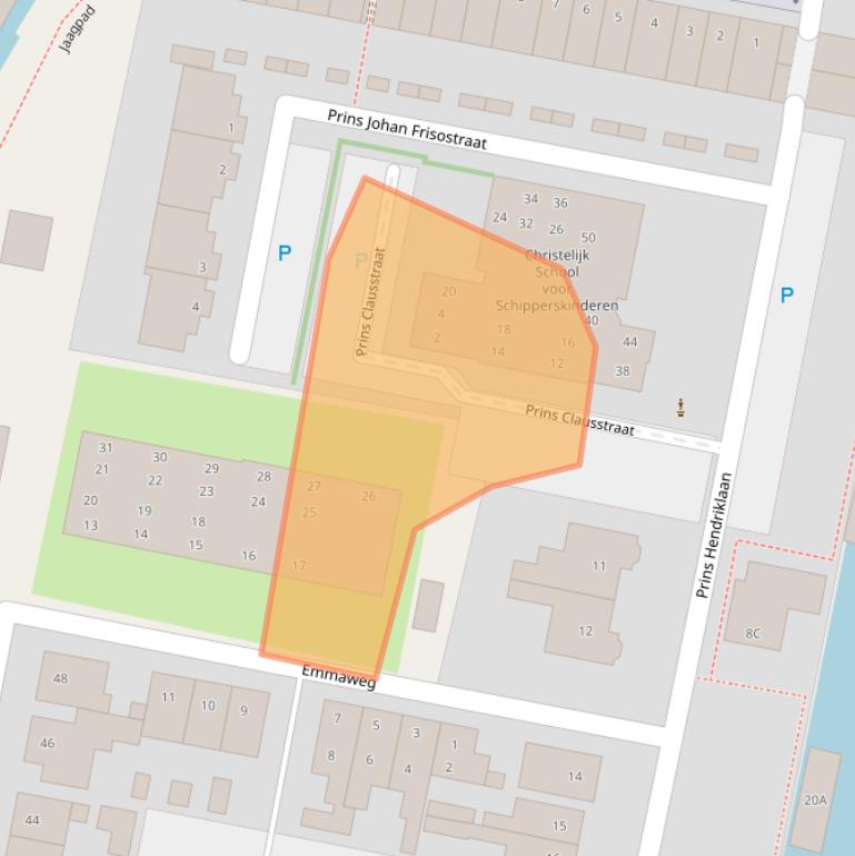 Kaart van postcodegebied 3433EN.