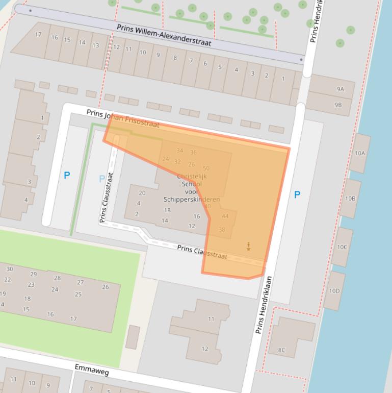 Kaart van postcodegebied 3433EP.