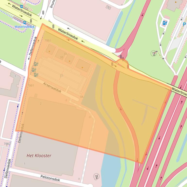 Kaart van postcodegebied 3433KK.