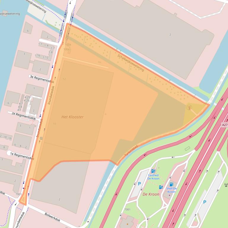 Kaart van postcodegebied 3433KP.