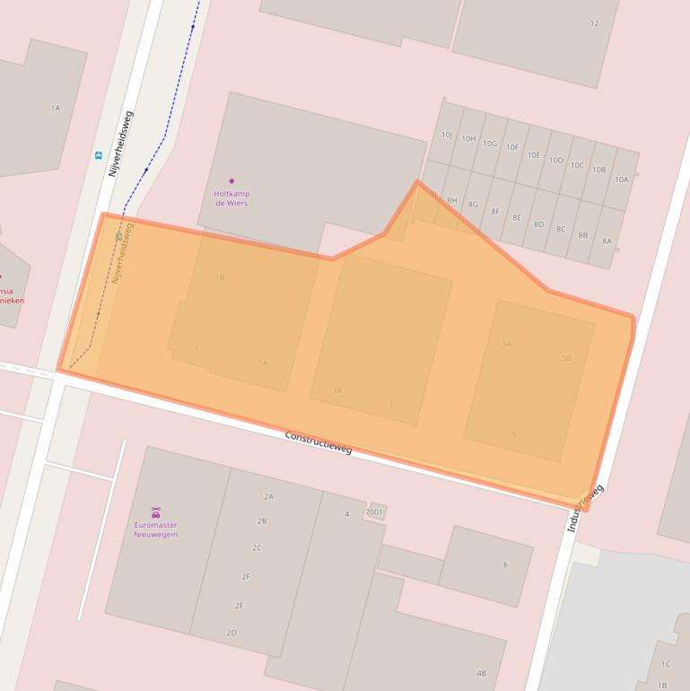 Kaart van postcodegebied 3433NM.