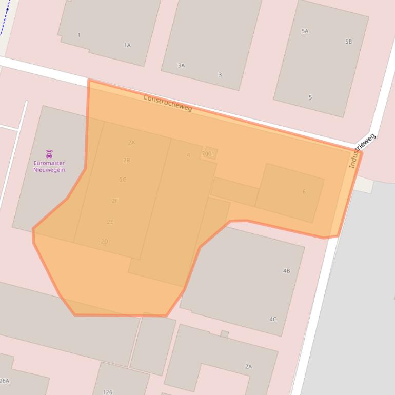 Kaart van postcodegebied 3433NN.