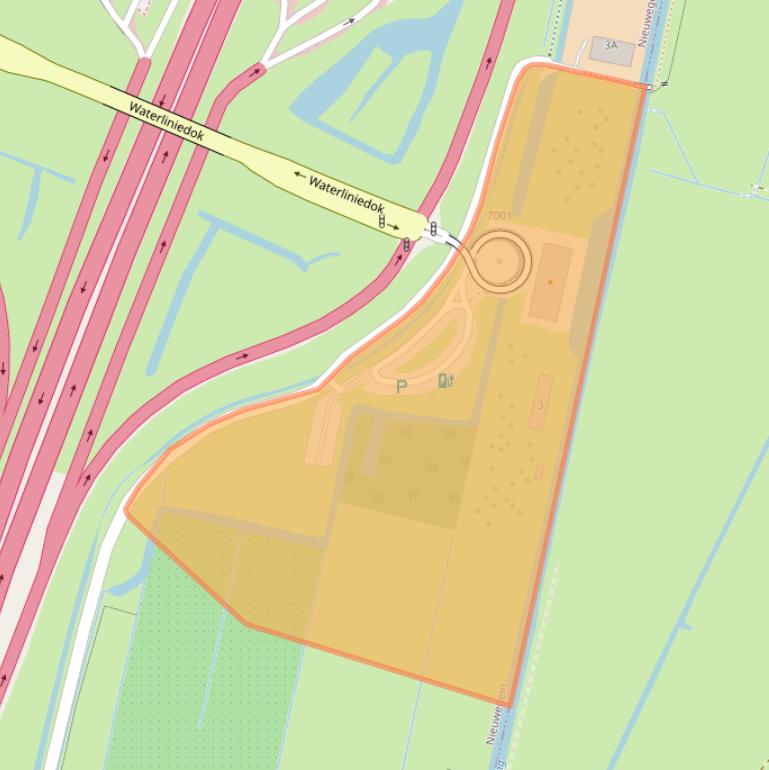 Kaart van postcodegebied 3433NV.