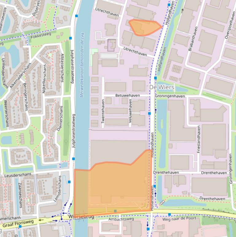 Kaart van postcodegebied 3433PD.