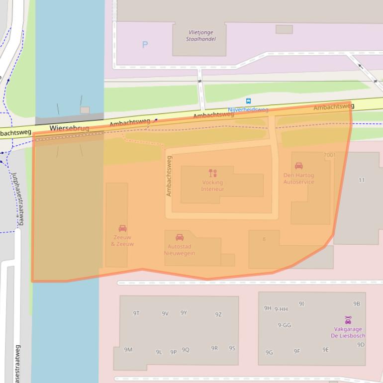 Kaart van postcodegebied 3433PR.