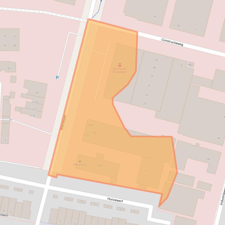 Kaart van postcodegebied 3433ZW.