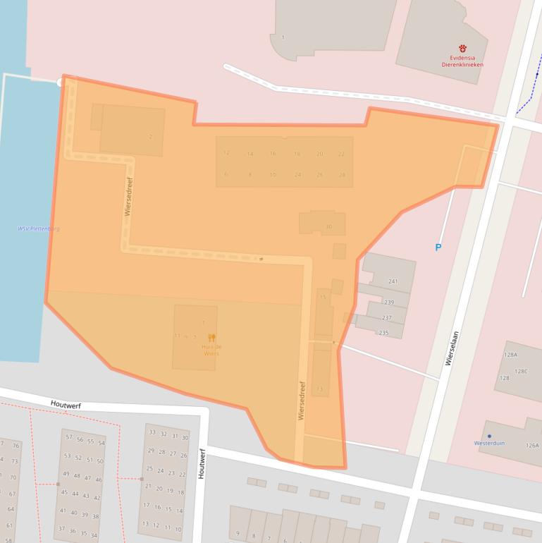 Kaart van postcodegebied 3433ZX.