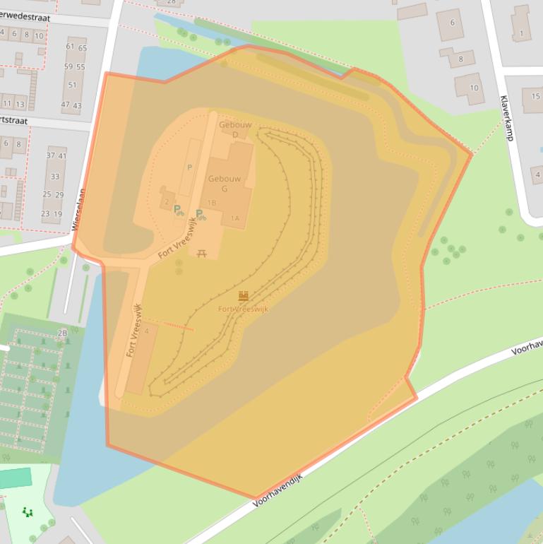 Kaart van postcodegebied 3433ZZ.