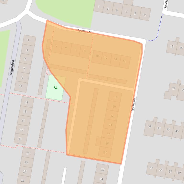 Kaart van postcodegebied 3434AS.