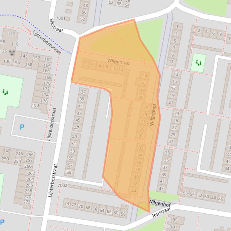 Kaart van postcodegebied 3434AX.