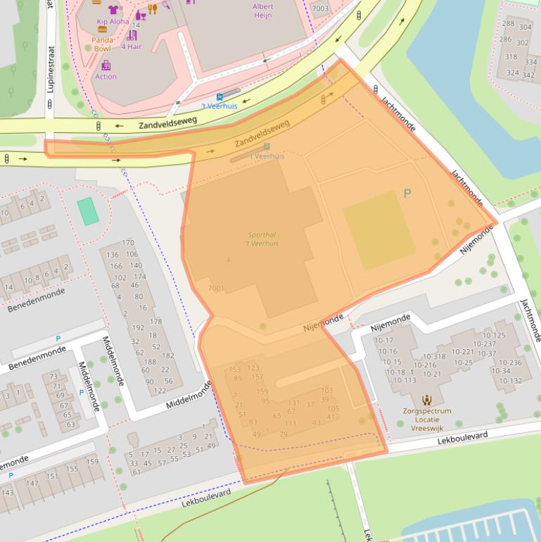 Kaart van postcodegebied 3434AZ.