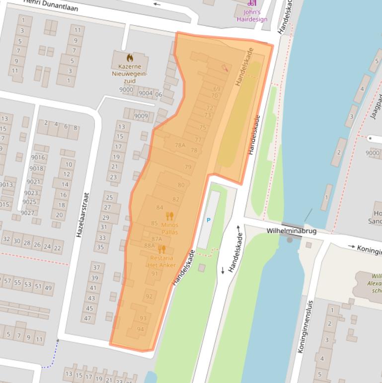 Kaart van postcodegebied 3434BE.