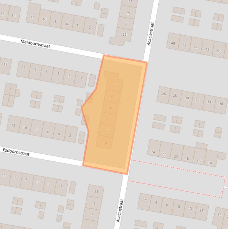 Kaart van postcodegebied 3434BT.