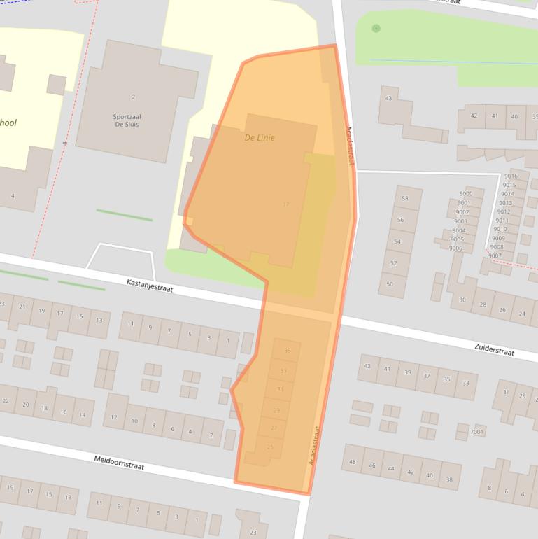 Kaart van postcodegebied 3434BV.