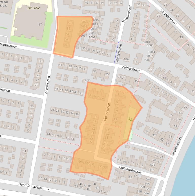 Kaart van postcodegebied 3434BZ.