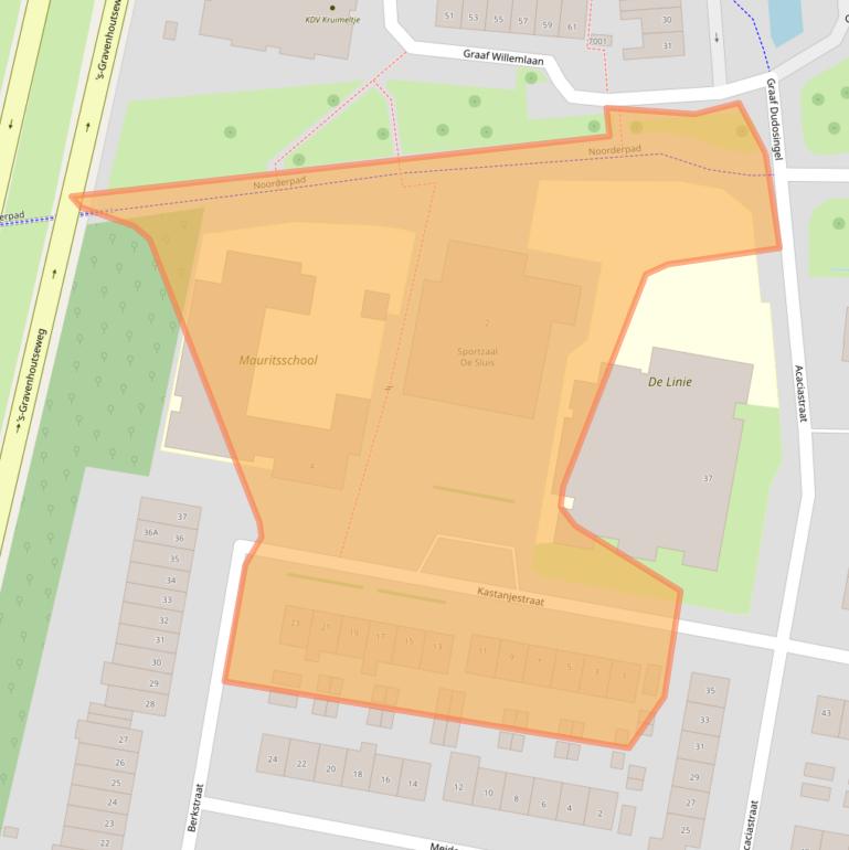 Kaart van postcodegebied 3434CA.