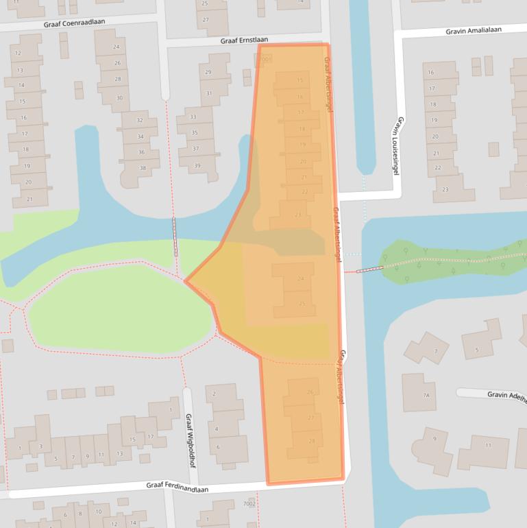 Kaart van postcodegebied 3434DK.