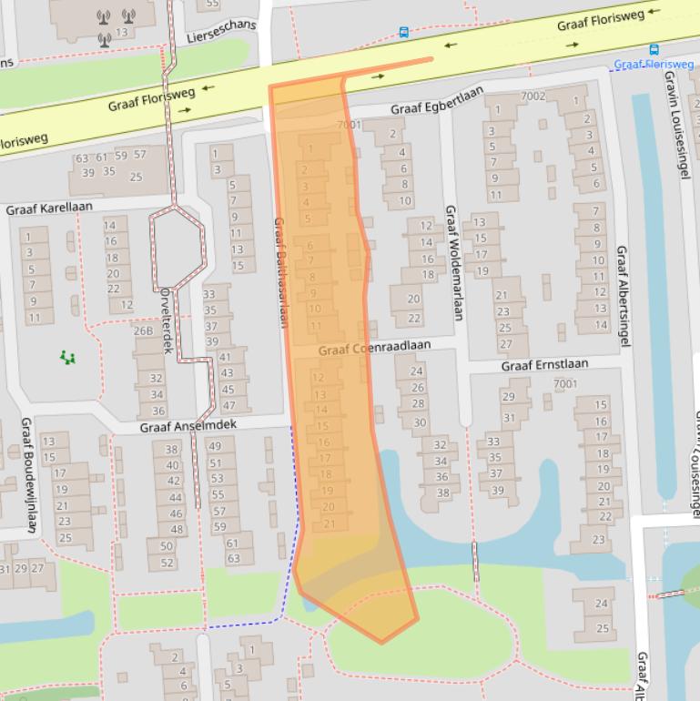 Kaart van postcodegebied 3434DN.
